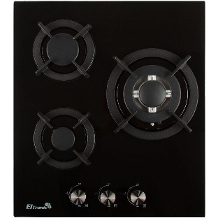 Газовая варочная панель ELTRONIC (33-10) 3 конфорки , черный