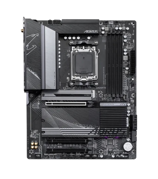 Материнская плата GIGABYTE B650 AORUS ELITE AX V2, AM5, AMD B650, 4xDDR5, 4xSATA, 3xM.2, 1xPCI-E 4.0 x16, 1xHDMI, 1xDP, 1xUSB-C 3.2 Gen 2, 5xUSB-A 3.2 Gen 1, 2xUSB-A 3.2 Gen 2, 4xUSB-A 2.0, 1x 2.5Gb LAN, 3x3.5 мм, 7.1, ATX