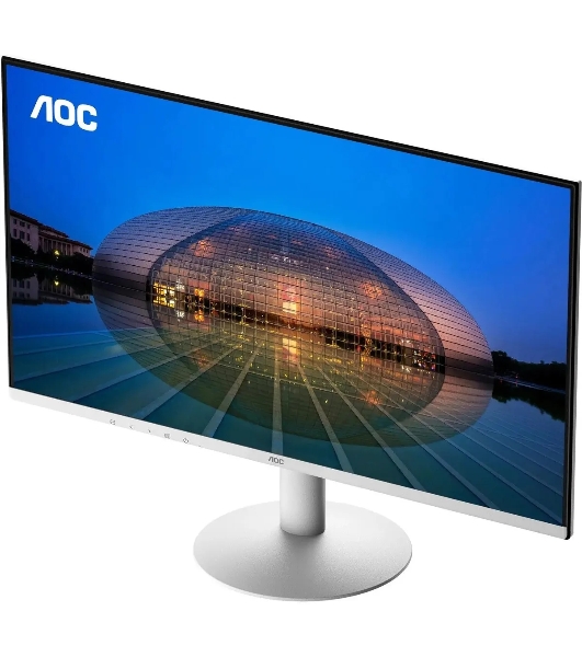 Монитор 23.8' AOC 24B30H3/BW IPS 1920x1080, 120 Гц, 1 мс, 16:9, 300 кд/м², HDMI 1.4, VGA, белый