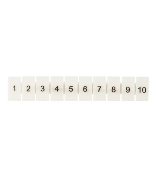 Маркеры EKF zb-st-2.5-1-10 для UT/ST/Push-in 2.5 с нумерацией 1-10 (уп. 100 шт)