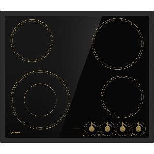 Варочная поверхность Gorenje EC642CLB, конфорок: 4 шт., стеклокерамика, независимая, черный