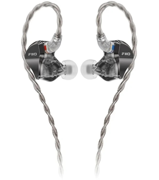 Гарнитура внутриканальные Fiio JH5 0.78м черный проводные крепление за ухом (80003493)