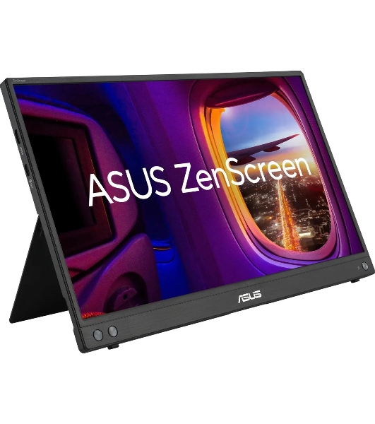 Монитор 15.6' ASUS ZenScreen MB16AHV IPS 1920x1080, 60 Гц, 5 мс, 16:9, 250 кд/м2, 1xHDMI, 1xUSB-C, 2xUSB-C, мини HDMI, черный