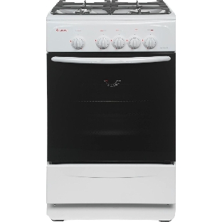 Плита газовая Gefest CG 50М02 К73 белый, конфорок 4 шт, духовка 42 л, 50 см x 85 см x 53 см