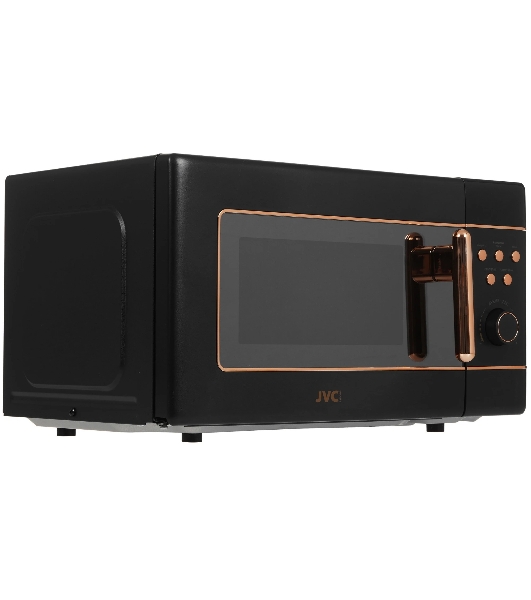 Микроволновая печь JVC JK-MW270D черный, 20 л, 700 Вт, переключатели - кнопки, поворотный механизм