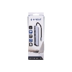 USB-концентратор Gembird UHB-D9, USB Type-C, PD100W, SD/TF, USB 2.0, HDMI, USB Type-C, фото2