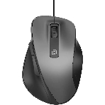 Мышь проводная Oklick 504M черный/серый, 3600 dpi, USB, кнопки - 6, фото 1