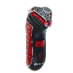 Электробритва Sakura SA-5414RB красно-черный(Бритва электрическая, сухое бритье, работа от аккумулятора. 3 бреющие головки. Индикатор заряда батарейки. Защитная крышка. Щеточка для очистки.), фото 1