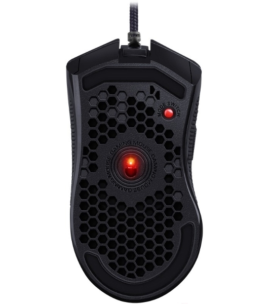 Мышь проводная REDRAGON Storm Basic чёрный, 12400 dpi, USB, кнопки - 5