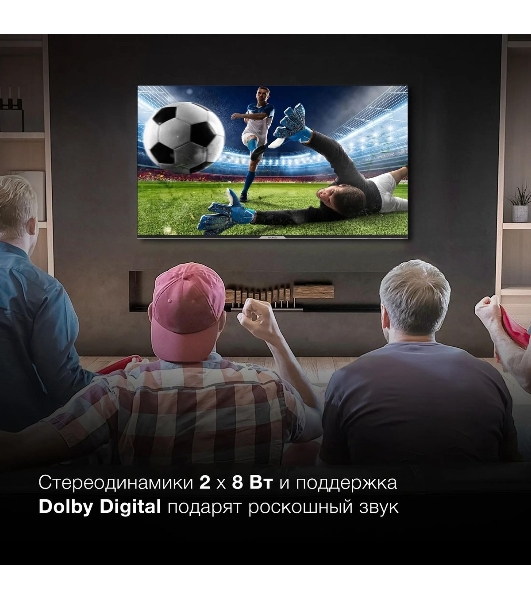 Телевизор Hyundai 50' H-LED50BU7003 черный LED UHD 60Hz Smart TV