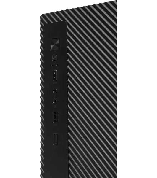 Корпус ACCORD ACC-2053B, Mini-Tower, чёрный