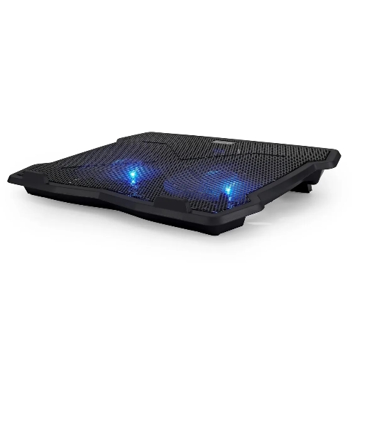 Подставка для ноутбука Buro 15'335x265x22мм 74.35дБ 1xUSB 2x 140ммFAN 480г металлическая сетка/пластик черный
