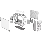 Компьютерный корпус Asus AP201 PRIME CASE TG WHITE AP201/WHT/TG, фото10