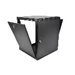 Шкаф телекоммуникационный настенный разборный ЦМО ЭКОНОМ 12U (600 x 520) дверь металл, черный (ШРН-Э-12.500.1-9005), фото4