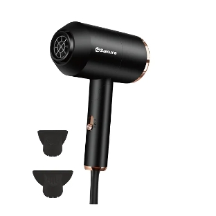 Фен SAKURA SA-4044BK Professional черный, 2000 Вт, компактный