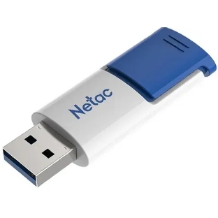 Флешка USB Netac U182 (NT03U182N-016G-32BL), 16GB, USB 3.2, R/W 100/30, синий