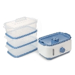 Пароварка Centek CT-1462 белый, 9 л, ярусы - 3, 1050 Вт, механическое, фото7