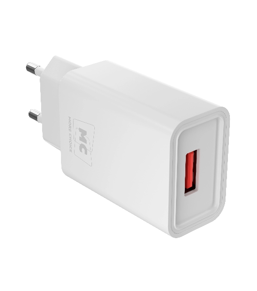 Сетевое зарядное устройство MORE CHOICE (4620202555717) NC07m СЗУ 1USB 2.0A для micro, белый