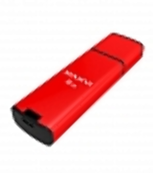 Флешка USB Maxvi MP2 red (FD8GbUSB20C10MP2), 8Gb, USB 2.0, R/W 15/5, красный/черный