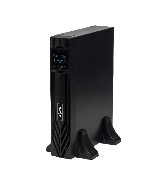 Источник бесперебойного питания Бастион 8762 SKAT-UPS 1000-RACK-ON P3 - 1000 Вт, On-Line, синус, внешн. АКБ 24В, 2хSchuko