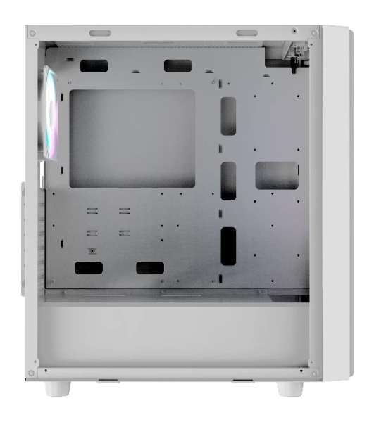 Компьютерный корпус Ocypus Gaммa C70 WH ARGB ATX/win/белый/4 ARGB fans/no PSU/Tempered Glass
