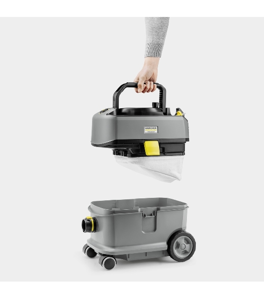 Пылесос Karcher T 10/1 серый/черный, 585 Вт, уборка сухая, пылесборник мешок/контейнер 10 л