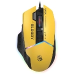 Мышь проводная A4Tech Bloody W95 Max Sports желтый/серый, 12000 dpi, USB, кнопки - 10, фото 1