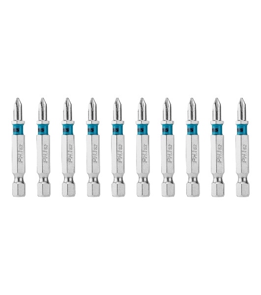 Бита Gross PH1х50мм, сталь S2, шестигр., 10 шт.
