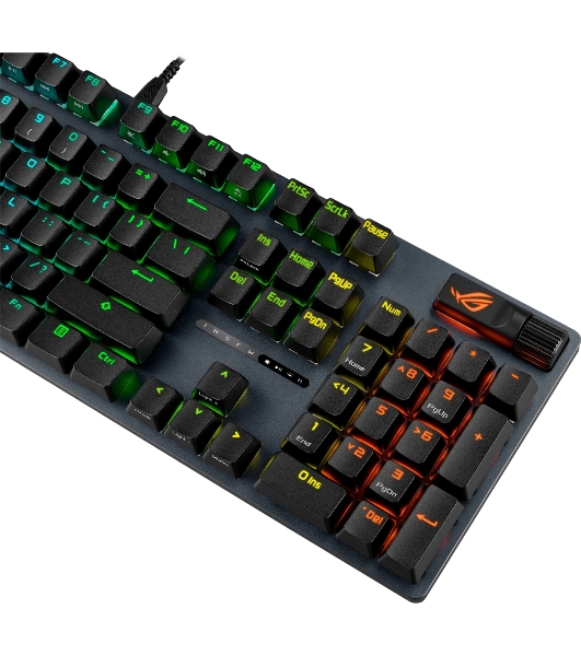 Клавиатура ASUS ROG Strix Scope II X ROG NX Snow V2 проводная, USB Type-A, чёрный