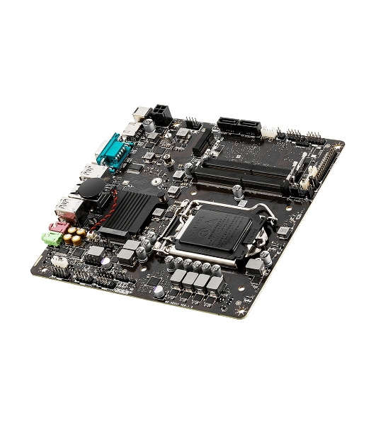 Материнская плата MSI H510TI-S09, LGA 1200, Intel H510, 2xSO-DIMM DDR4, 2xSATA, 1xM.2, 1xHDMI, 1x1Gb LAN, 4xUSB-A 3.2 Gen 1, 2x3.5мм, 5.1, Mini-ITX