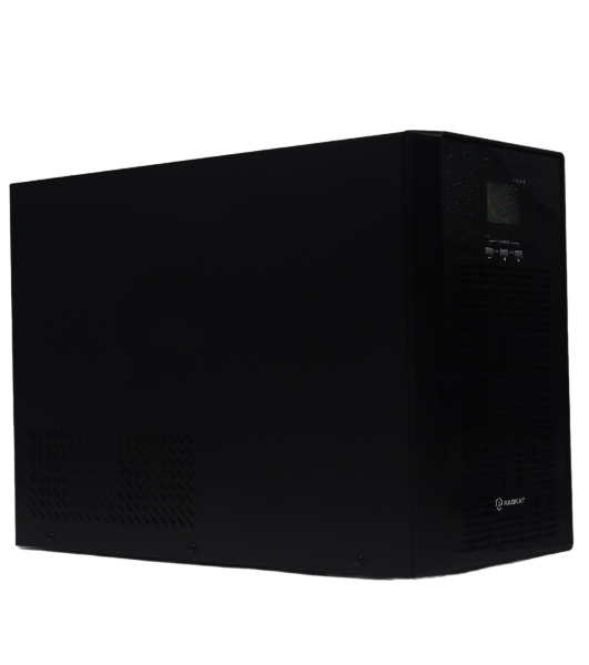 Источник бесперебойного питания (ИБП) Raskat HIL-3000VA+ 3000VA, 2400Вт, 6xIEC320, LCD, USB type-B, 2xRJ-45, 1xRS232, чистая синусоида