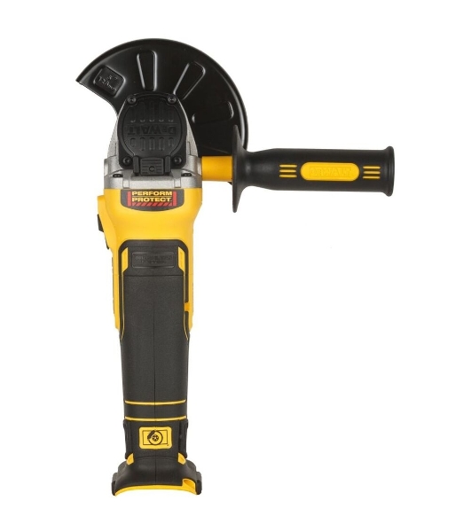 Угловая шлифовальная машина аккумуляторная бесщеточная DeWalt 20 В, 2 АКБ и ЗУ, 125 мм. DCG405P2