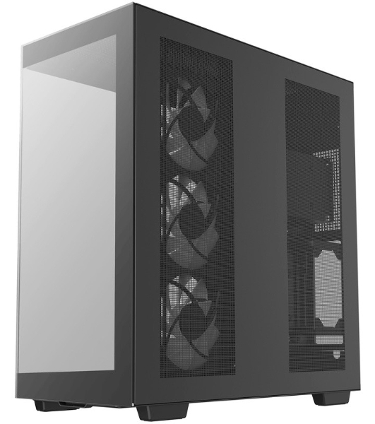 Компьютерный корпус Deepcool CH780 черный (ATX, без БП, ARGb, 4xUSB3.2 Type-A + USB3.2 Type-C) (R-CH780-BKADE41-G-1) MidiTower