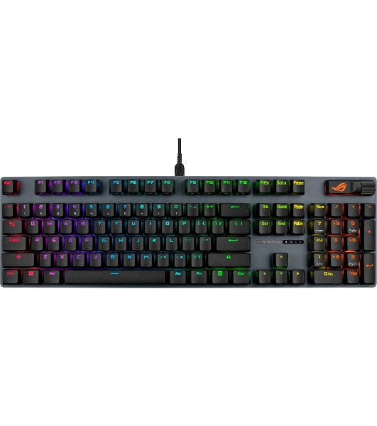 Клавиатура ASUS ROG Strix Scope II X ROG NX Snow V2 проводная, USB Type-A, чёрный