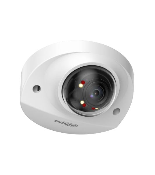 Уличная мини-купольная IP-видеокамера Dahua DH-IPC-HDBW2449FP-AS-IL-0360B Smart Dual Light с ИИ 4Мп, 1/2.9” CMOS, объектив 3.6мм, видеоаналитика, ИК до 30м, LED до 30м, IP67, корпус: металл