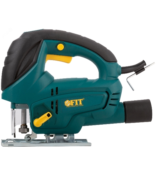 Лобзик Fit 80350, 600Вт, 0-3000 ход/мин, БзП, маятник, 65 мм, рез. накл., коробка
