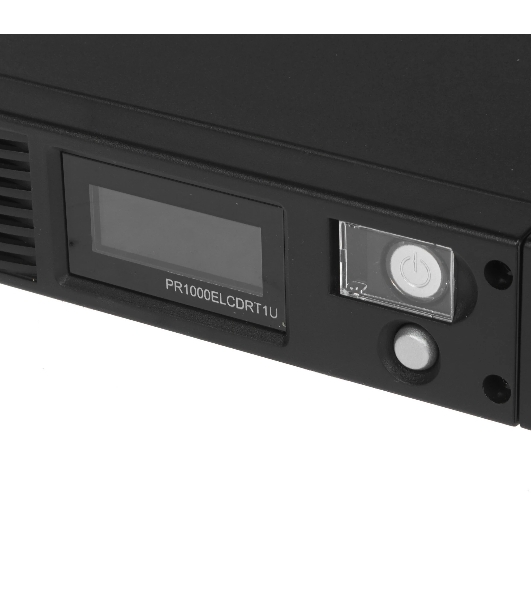 Источник бесперебойного питания CyberPower PR1000ELCDRT1U/1000 ВА/800 Вт/USB/RS-232/EPO/SNMPslot/6 x IEC 320 C13 (компьютерная)