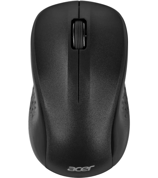 Мышь беспроводная Acer OMR302 черный, 1200 dpi, радиоканал, USB, кнопки - 3