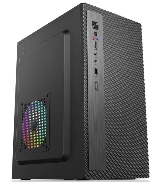 Компьютерный корпус Accord Entry ACC-2053B черный без БП mATX 1x80мм 1x120мм 2xUSB2.0 audio