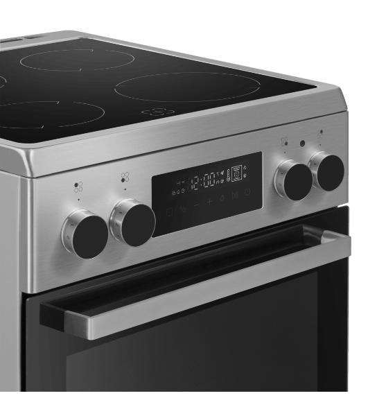 Плита электрическая Maunfeld MEC511CS09TD серебристый, конфорок 4 шт, духовка 59 л, 50 см x 85 см x 60 см