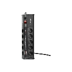 Сетевой фильтр CROWN CMPS-11 черный, 10 розеток, 3 м, фото4