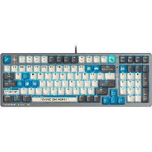 Клавиатура проводная A4Tech Bloody S98 Pixels Blue USB серый/бежевый