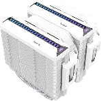 Кулер для процессора Alseye W700-W(USA) белый, 120 мм, алюминий/медь, 2200 об/мин, 35.3 дБ, 4 pin, 230 Вт, 159 мм, фото6