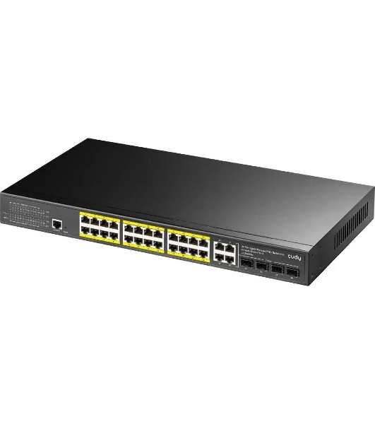Коммутатор Cudy GS2028PS4-300W, 24×1 Гбит/с, 4×1 Гбит/с SFP