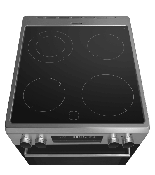 Плита электрическая Maunfeld MEC511CS09TD серебристый, конфорок 4 шт, духовка 59 л, 50 см x 85 см x 60 см