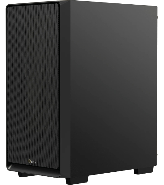 Компьютерный корпус Ocypus Gaммa C60 BK ATX/win/black/no PSU/Tempered Glass