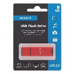 Флешка USB Maxvi MP2 red (FD8GbUSB20C10MP2), 8Gb, USB 2.0, R/W 15/5, красный/черный, фото4