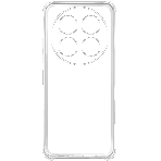 Чехол (клип-кейс) BoraSCO для Huawei Nova 12i Bumper Case прозрачный, фото2
