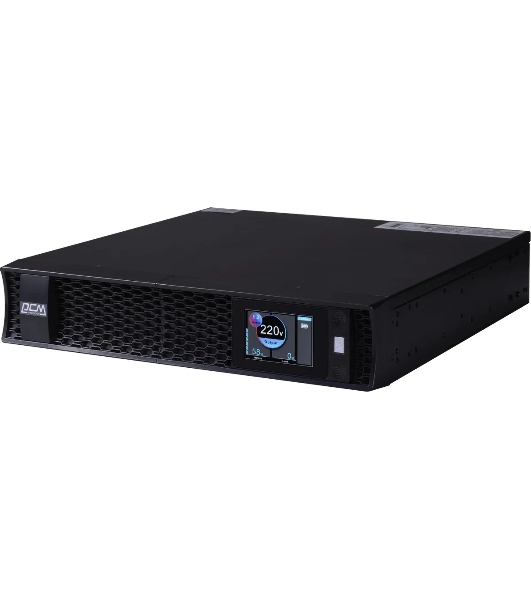 Источник бесперебойного питания Powercom Next, On-Line, 2000VA/2000W, Rack/Tower, 8*IEC320-C13 + 2*C19, LCD, Serial+USB, SmartSlot, подкл. доп. Бат.