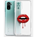 Чехол (клип-кейс) BORASCO ArtWorks, для Xiaomi Redmi Note 10/10S, прозрачный/рисунок, фото 1